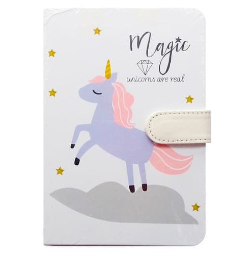 libreta-unicornio-blanco-kawaii