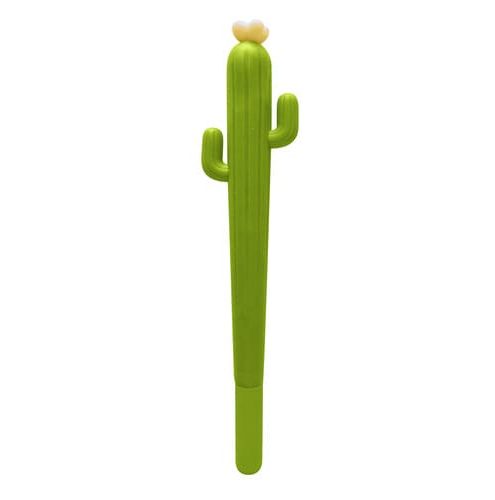 Lápiz gel cactus engomado verde claro kawaii