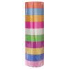 Set 10 rollos washi tape multicolores glitter kawaii