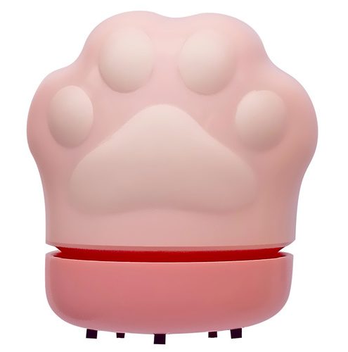 Mini aspiradora escritorio gatito rosado kawaii