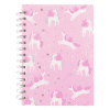 Libreta rosada unicornio 17x21cm kawaii